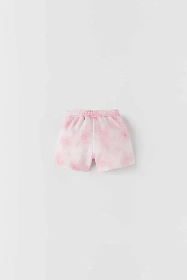 Детские шорты для девочек с принтом Zeyderkids, Pink — фото 4