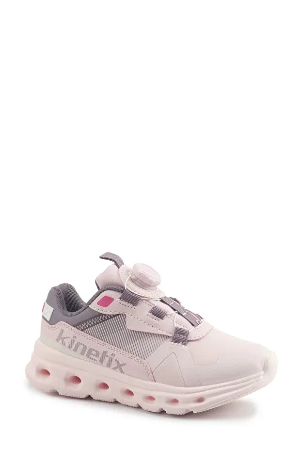 Детские спортивные кроссовки для девочек текстильные Ergos f 5pr pink girl's sports shoes Kinetix, Pembe-102014586 — фото 2