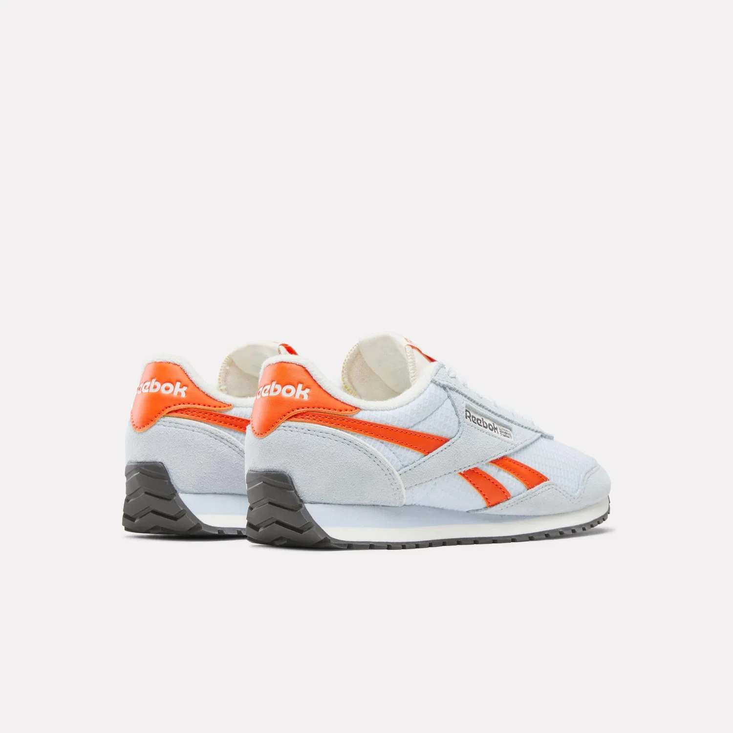 Детские кроссовки для девочек Reebok Classic AZ, Glass Blue Glass Blue Pump Orange — фото 3