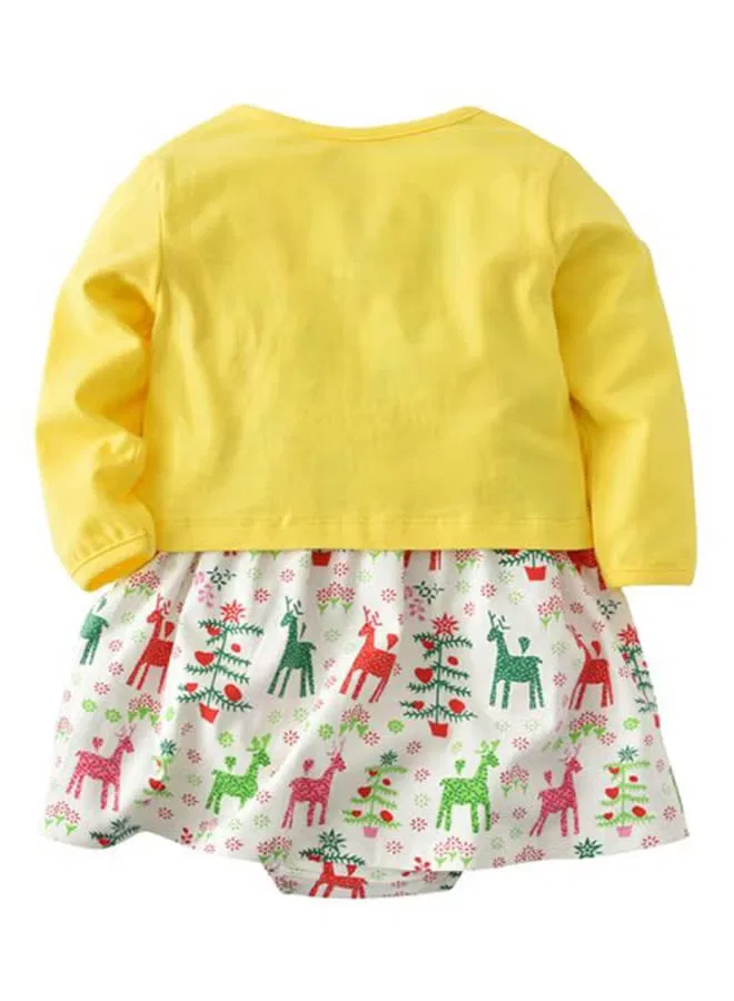 Комплект платьев с кардиганом 2-Piece dress set Sharpdo, мультиколор — фото 2