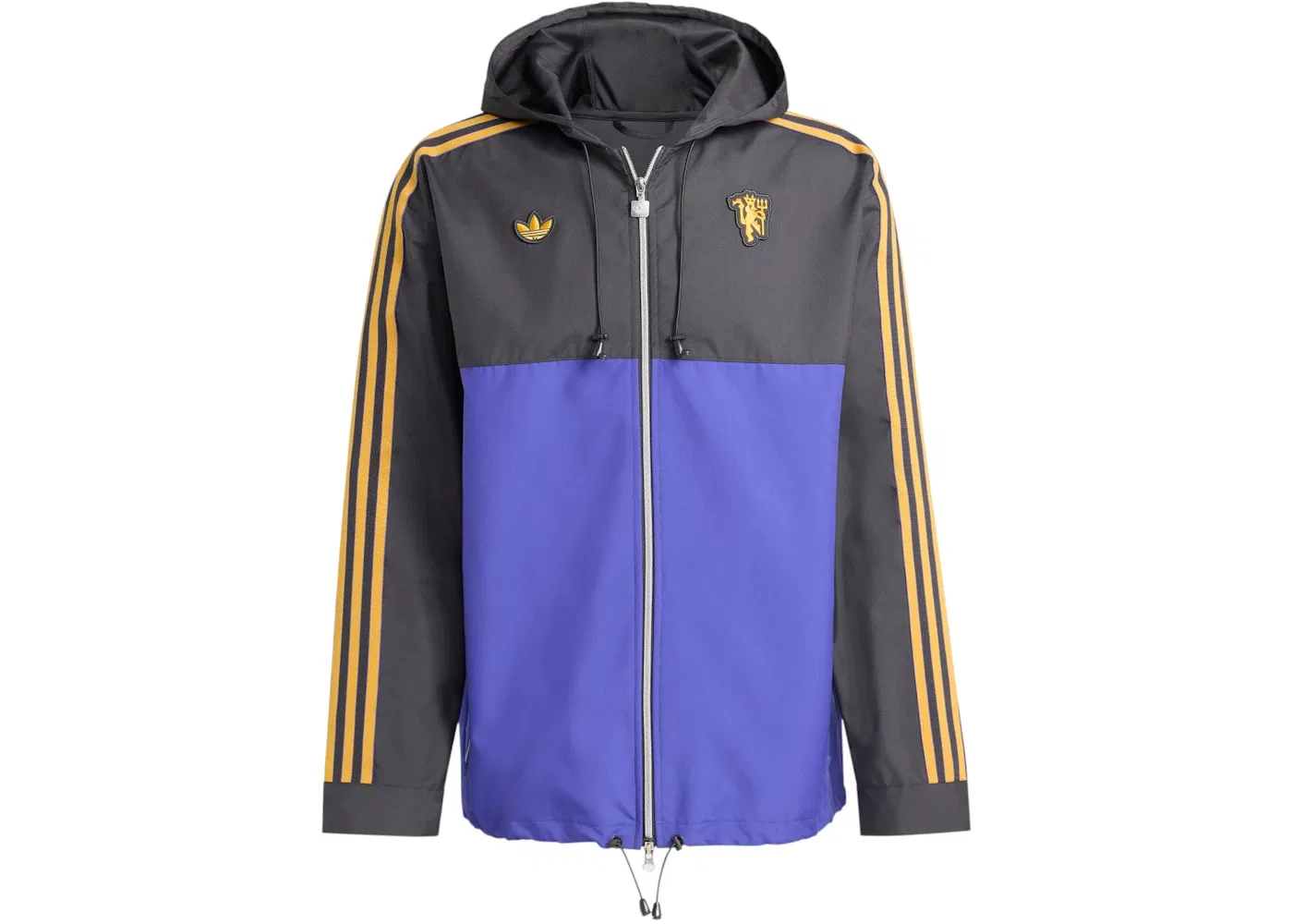 Мужская куртка-парка с принтом Parka Adidas, Manchester United Utility Black