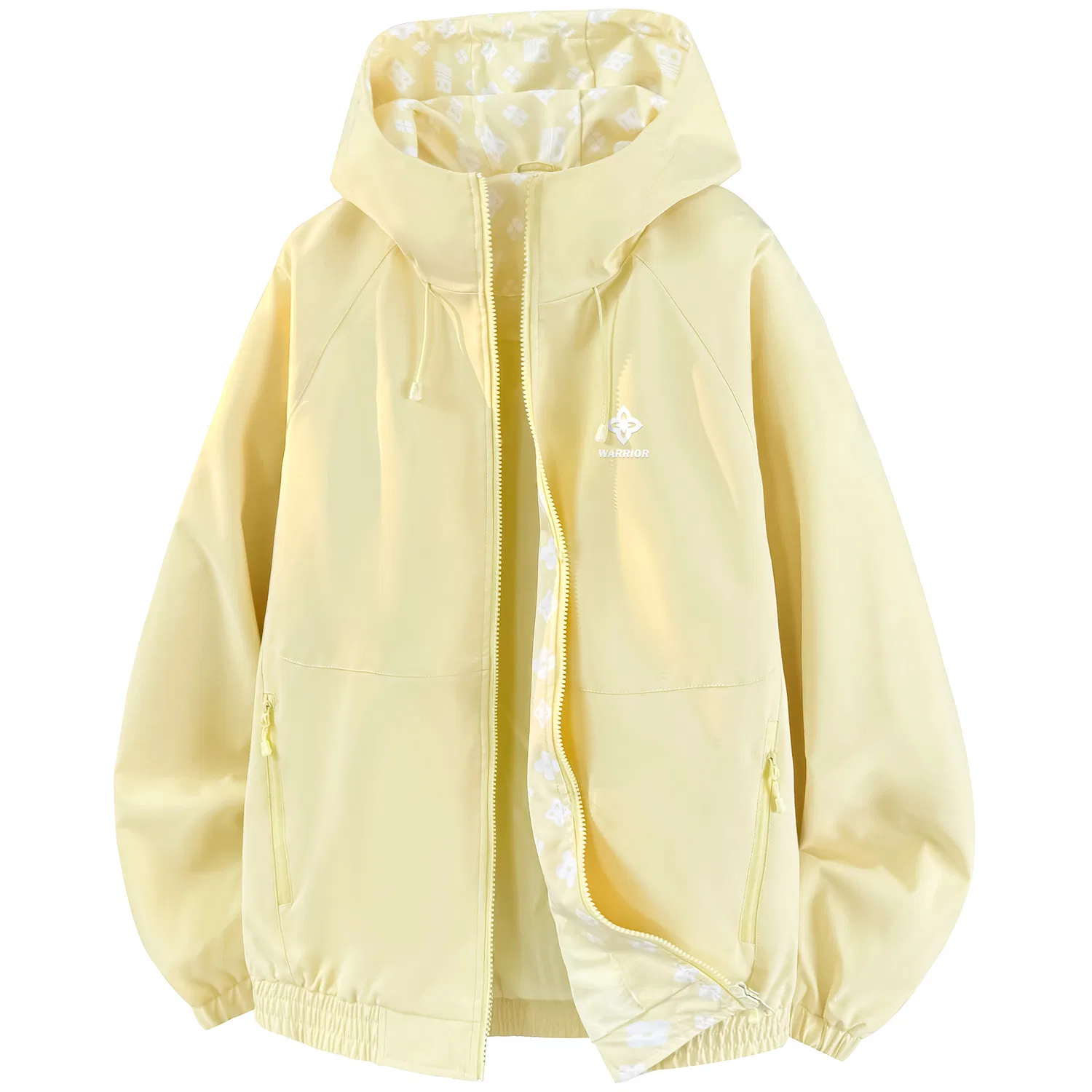 Детское худи с капюшоном, осенняя хризантема желтая, Unisex Hooded Moderate Workwear, WARRIOR
