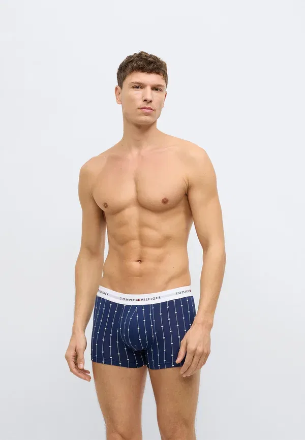 Трусы комплект 3 шт с принтом Signature Trunk Print 3 Pack, Tommy Hilfiger, Blue/Red, красный/синий — фото 2