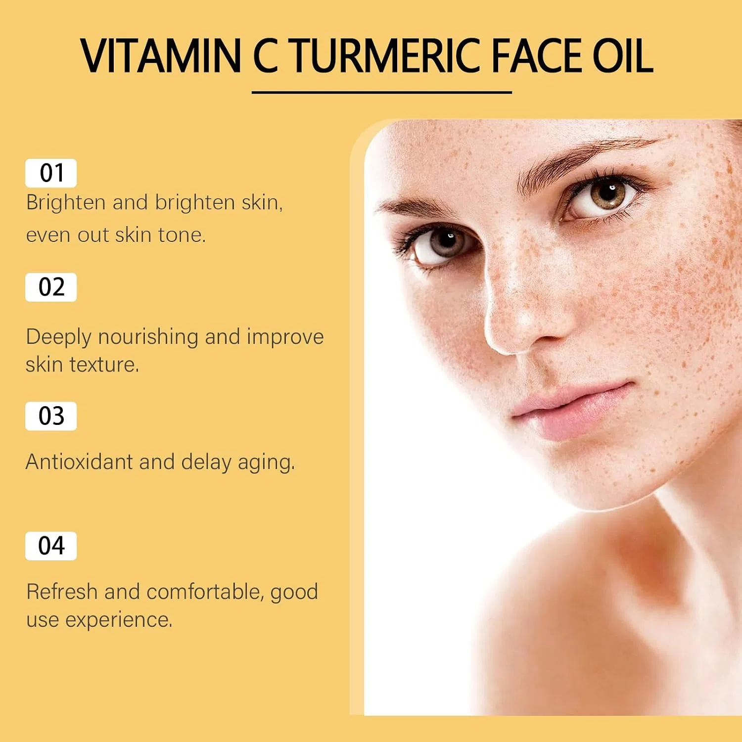 Сыворотка для лица Turmeric and Vitamin C Serum, homomdy, 30 мл, 1 шт — фото 2