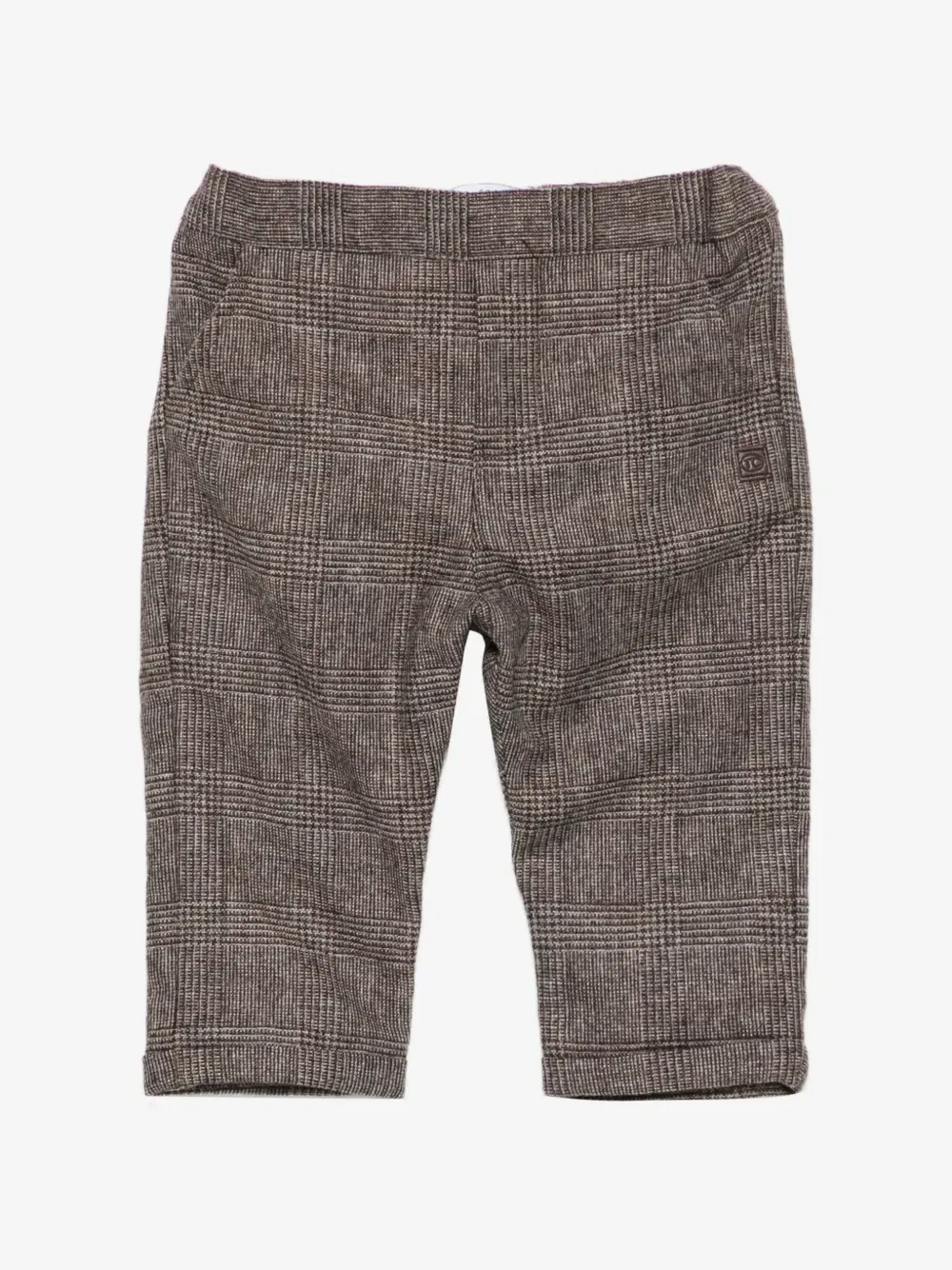 Брюки в клетку Tartine et Chocolat, коричневый