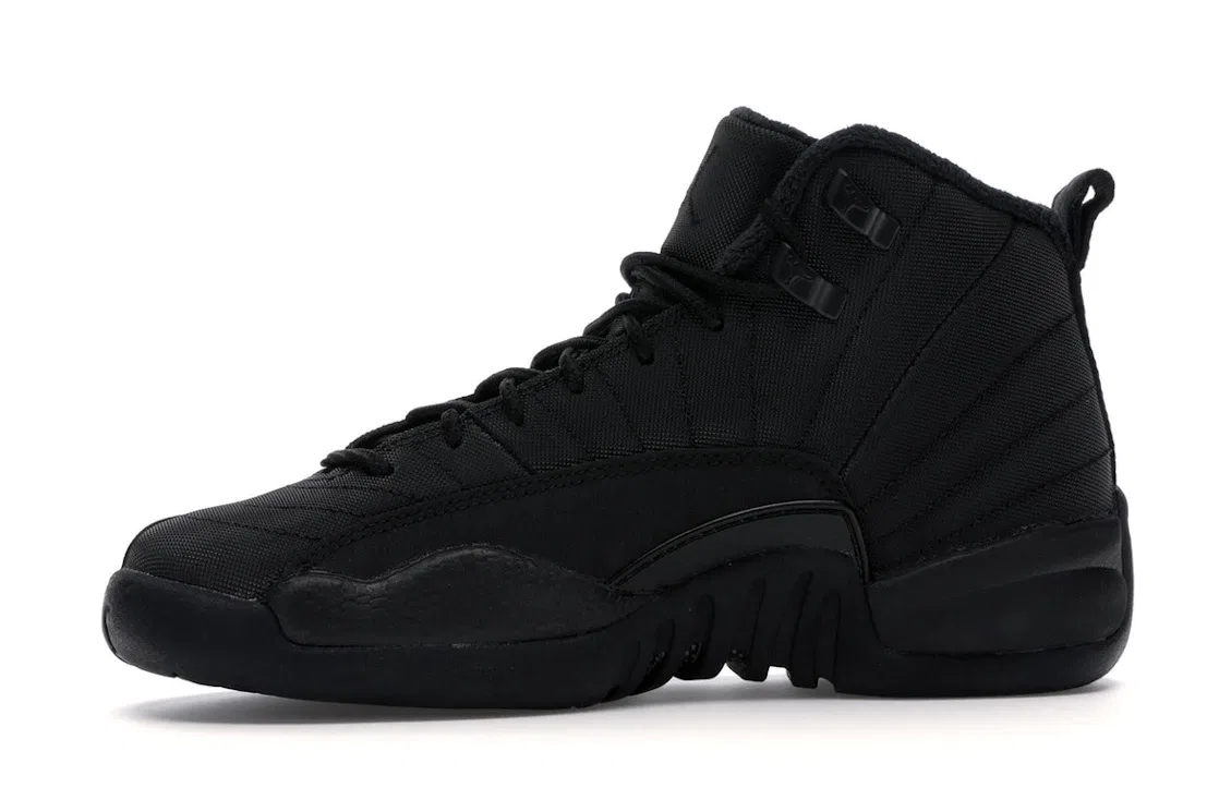 Детские кроссовки Lifestyle с водонепроницаемой пропиткой Jordan 12 Retro Winter Jordan, Color Black/Black-Anthracite — фото 3