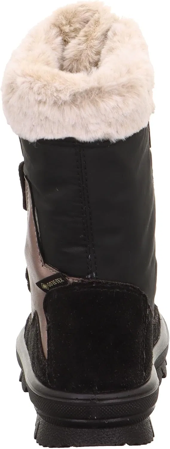 Детские зимние сапоги для девочек Modern Snow Superfit, Black Beige — фото 3