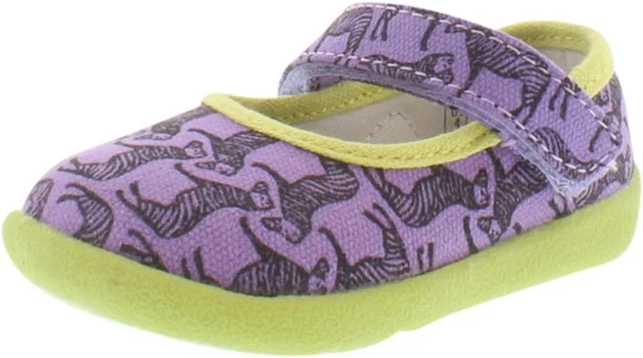 Детские туфли Мэри Джейн с принтом зебры Pop Mary Jane Zebra Zooligan, Purple