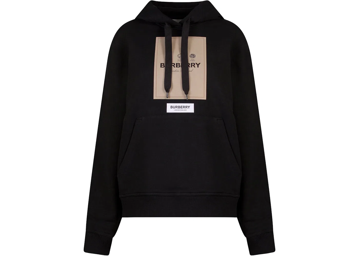 Женский свитшот с принтом хлопковый Burberry, Black