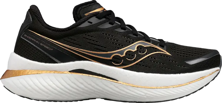 

Кроссовки Saucony Endorphin Speed 3 Black Goldstruck, черный
