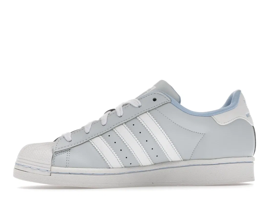 Детские кроссовки Lifestyle Adidas Superstar, Halo Blue/Cloud White/Glow Blue — фото 3