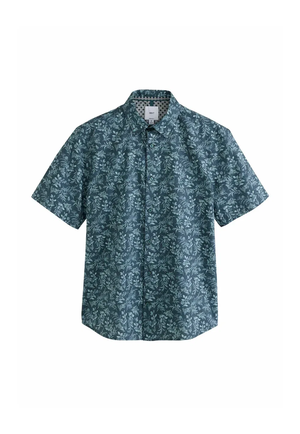 Рубашка стандартного кроя с коротким рукавом Next, Navy Blue Floral