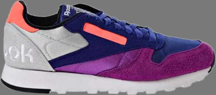

Кроссовки classic leather wb 'aubergine' Reebok, синий, Синий;фиолетовый, Кроссовки classic leather wb 'aubergine' Reebok, синий