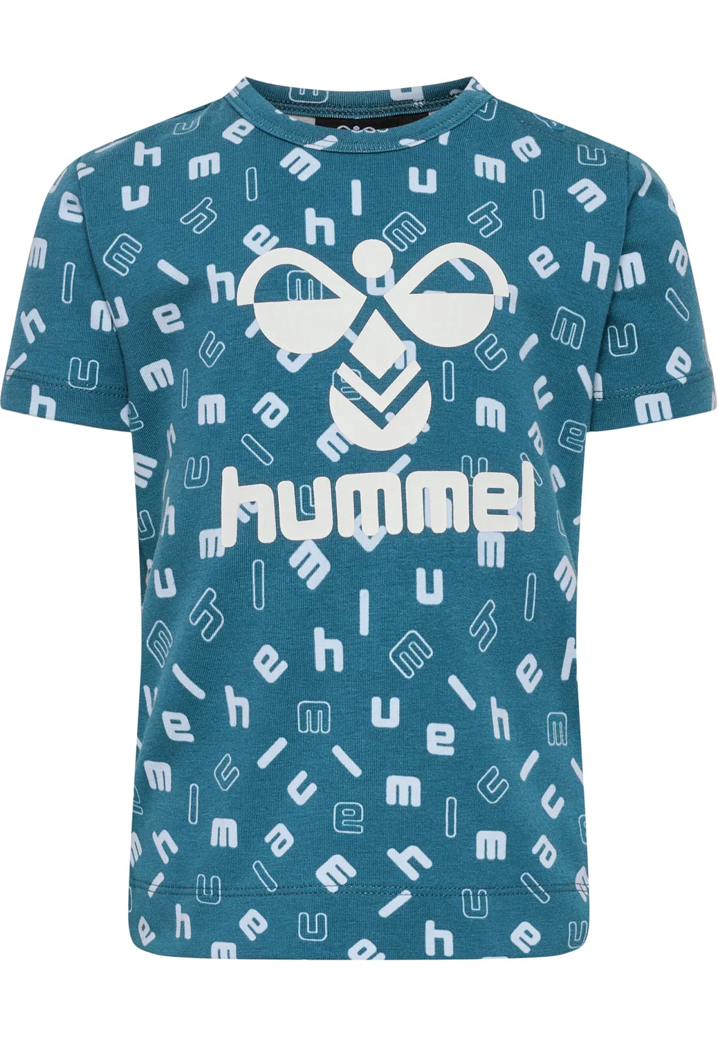 Детская футболка с принтом Hmldream Hummel, Wasserblau Himmelblau Helles Preußischblau — фото 2