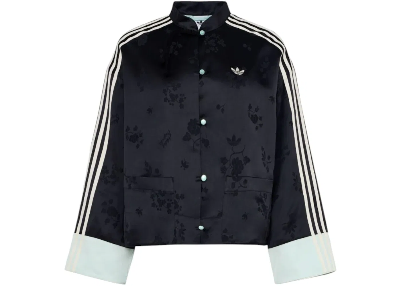 Женская куртка с китайским дизайном Adidas, Black