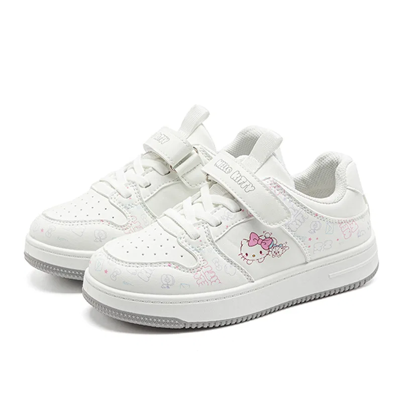 Детские кеды для скейтбординга с принтом Hello Kitty White Sanrio — фото 4