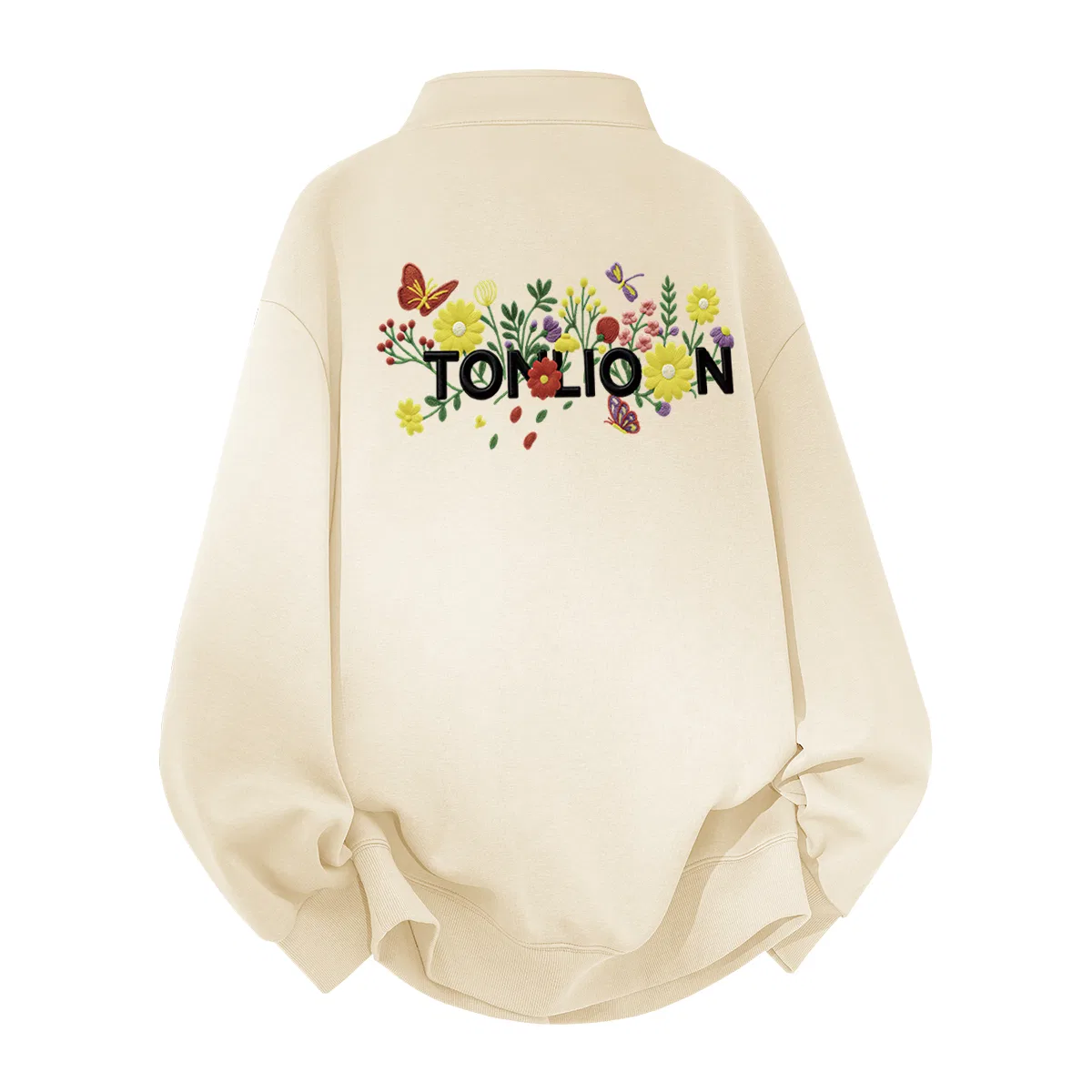 Детский свитшот с воротником-стойкой Tonlion, Цвет: 藏青 — фото 3