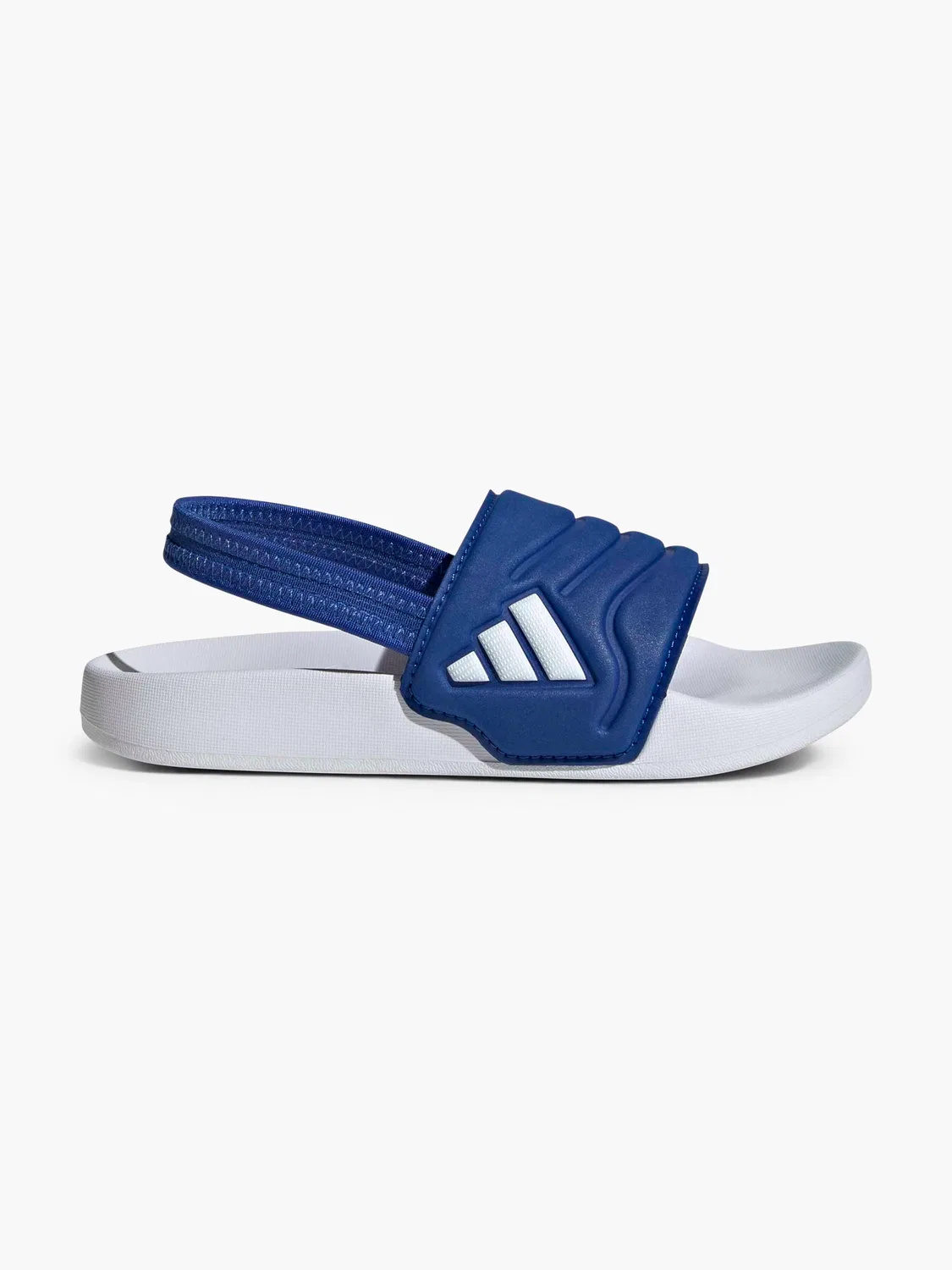 Детские шлепанцы с эластичной вставкой Adidas, синий