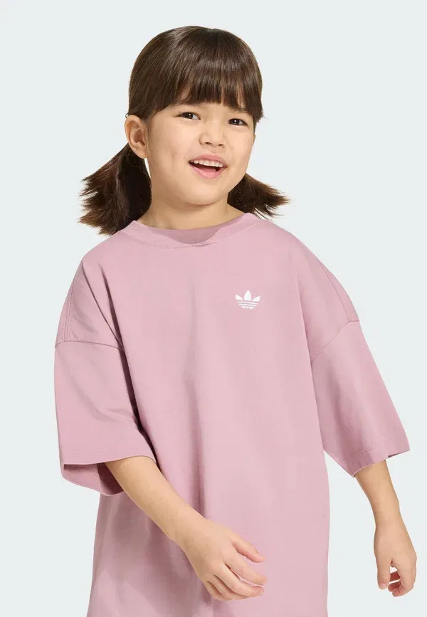 Комплект из велосипедных шорт и футболки - шорты Adidas Originals, сиреневый — фото 3