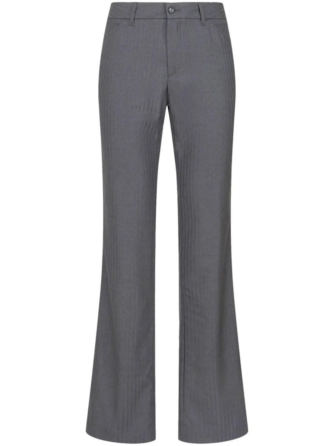 Прямые брюки изVirgin Wool ETRO, серый