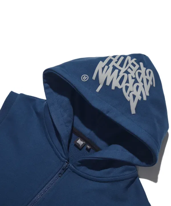 Жилет детский, Kids hood vest Brownbreath Kids, синий — фото 4