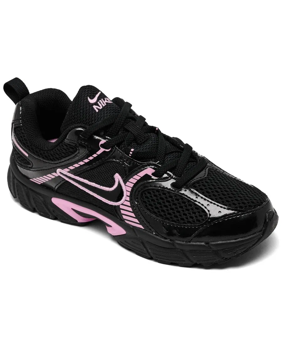 Кроссовки детские с эластичными шнурками V5 RNR Nike, Black Pink Rise