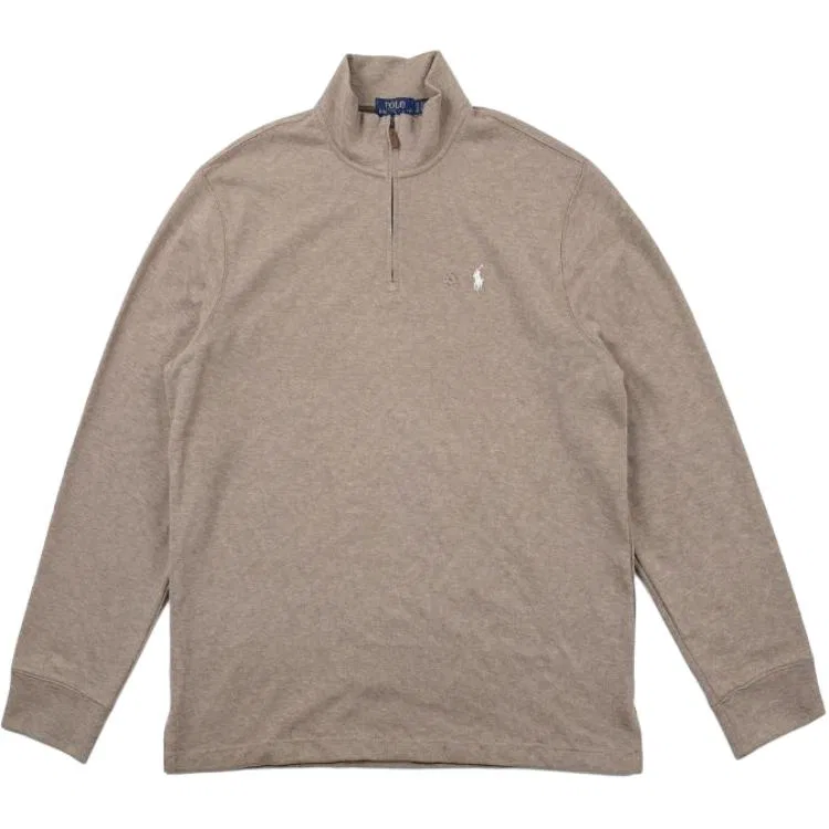 Мужской свитшот с воротником-стойкой Polo Ralph Lauren, Brown
