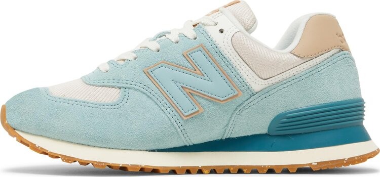 Кроссовки New Balance Wmns 574, голубой/светло-бежевый — фото 4