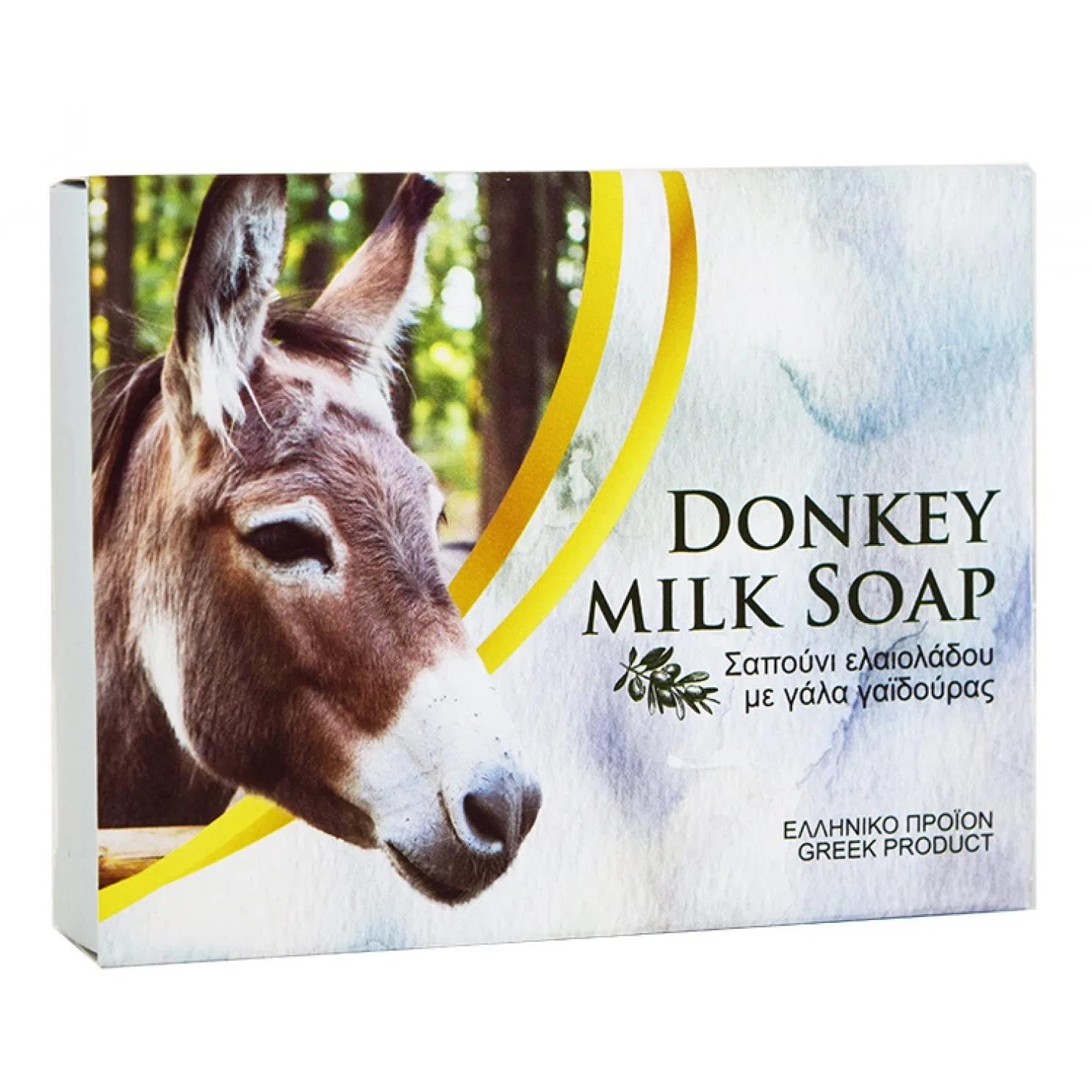 Твердое мыло с оливковым маслом и молоком ослицы, 2 x 100 г No Name Bookstore