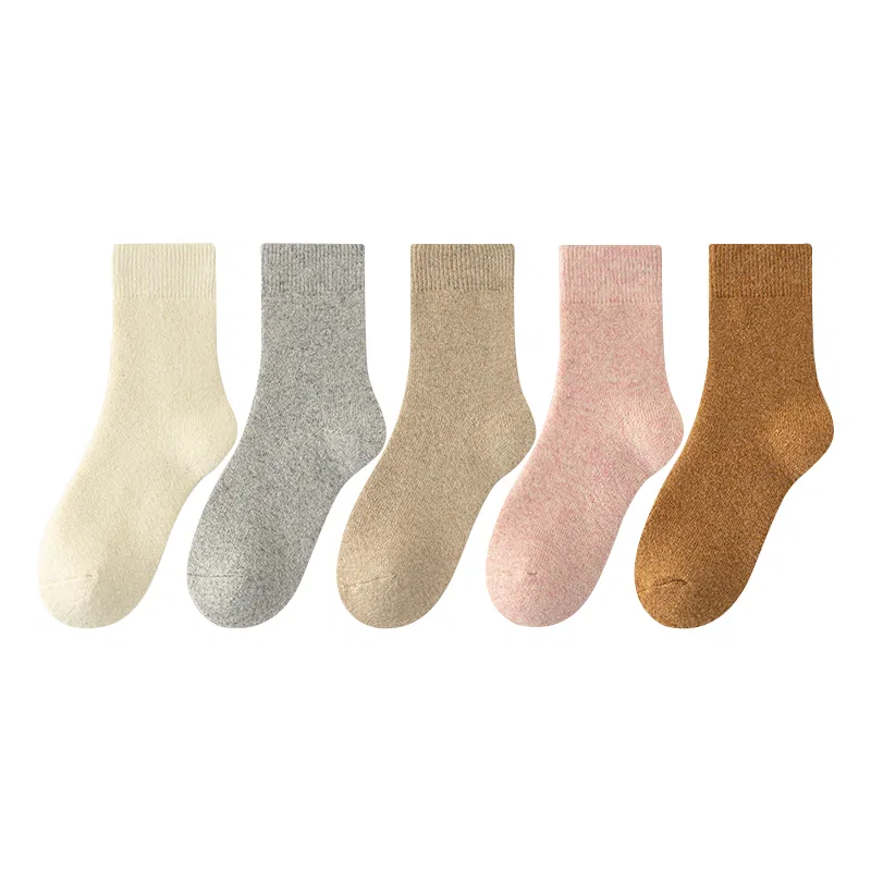 Детские носки с принтом MIIOW, 5 пар, Black/Caramel/Khaki/Gray/Milk White — фото 3