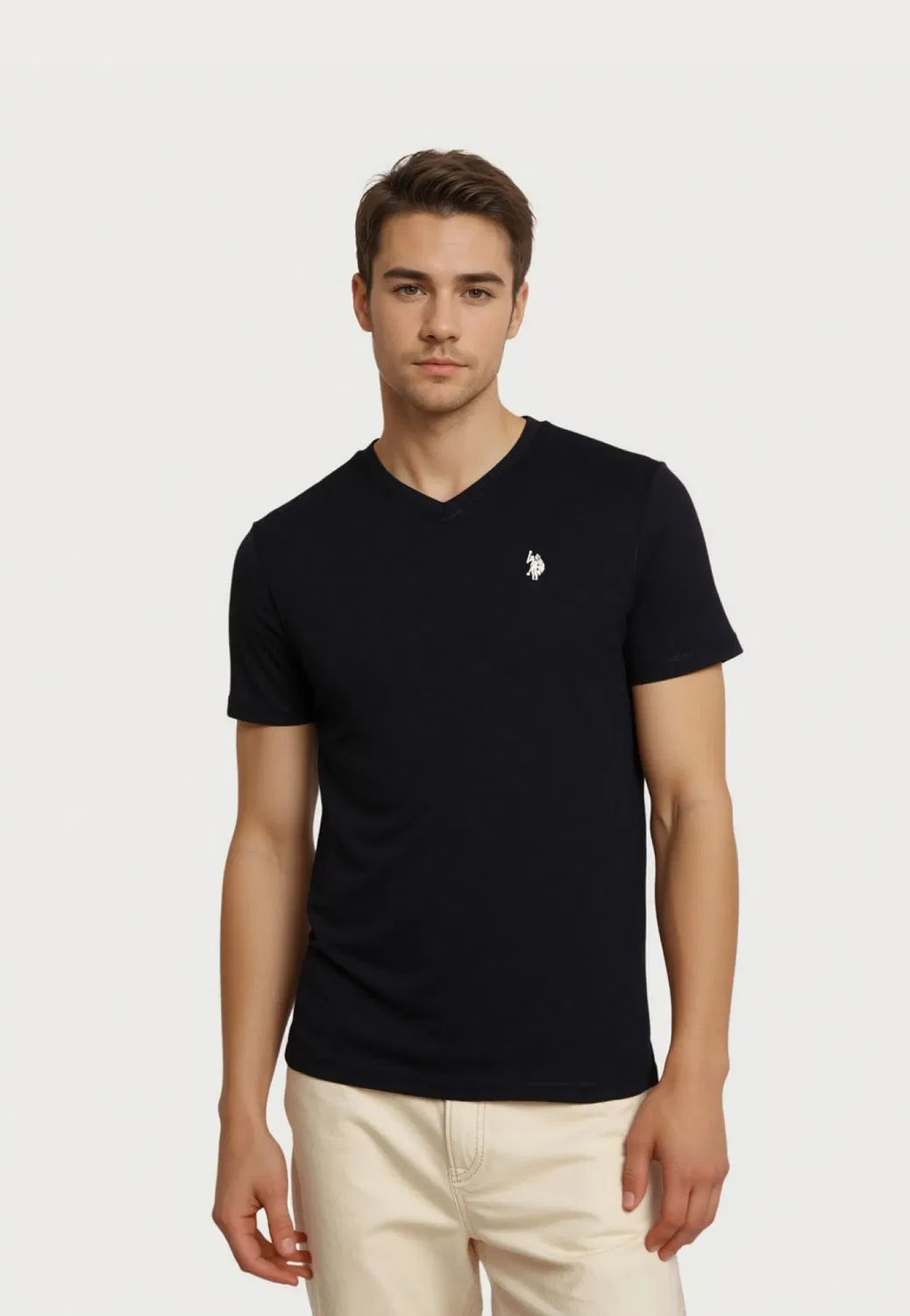 Футболка черная U.S. Polo Assn. — фото 3