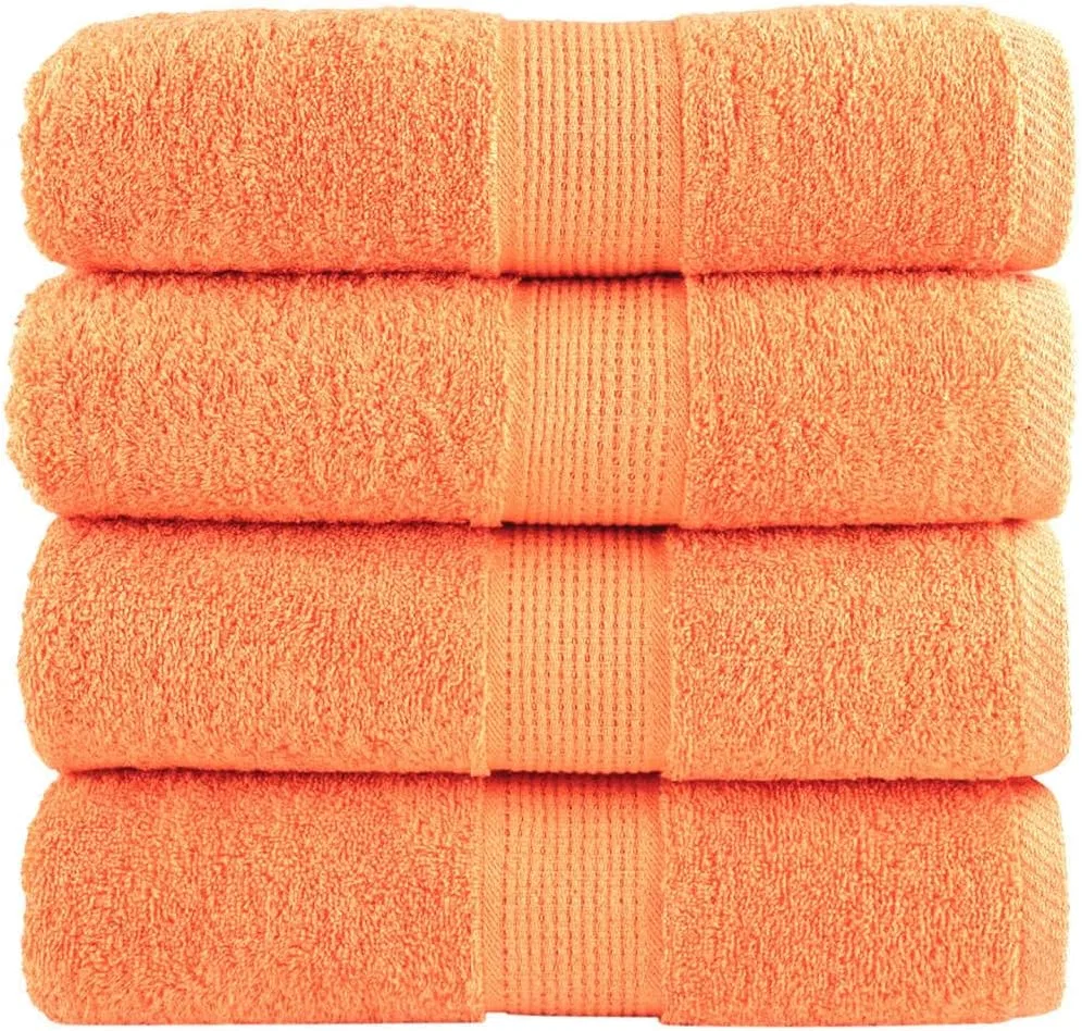 Мочалки 4 шт, Generisch, 30x30 см, 600 г/м2, Orange