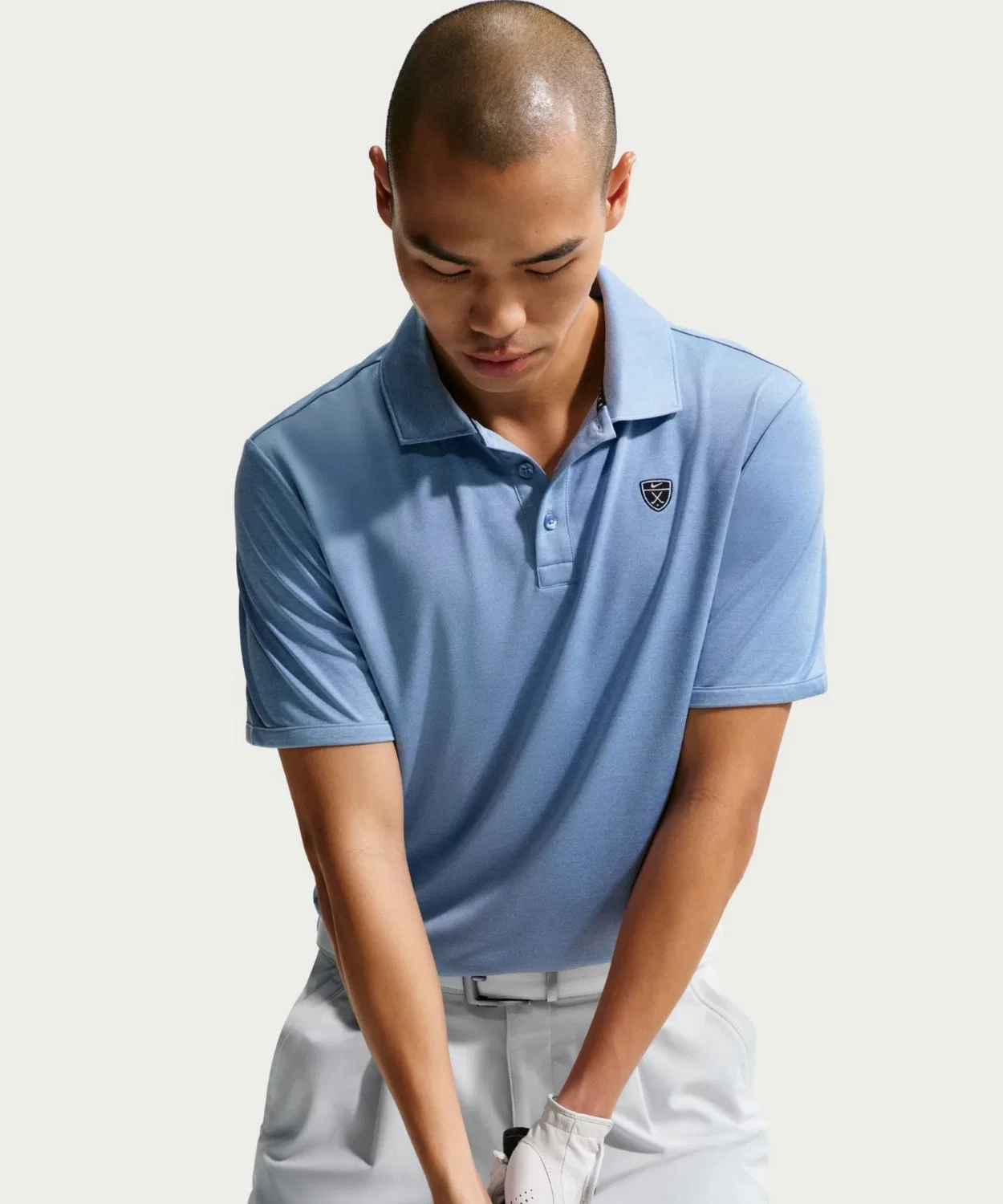 Мужское поло Dri-FIT с коротким рукавом Nike Par Golf Polo, Work Blue — фото 4