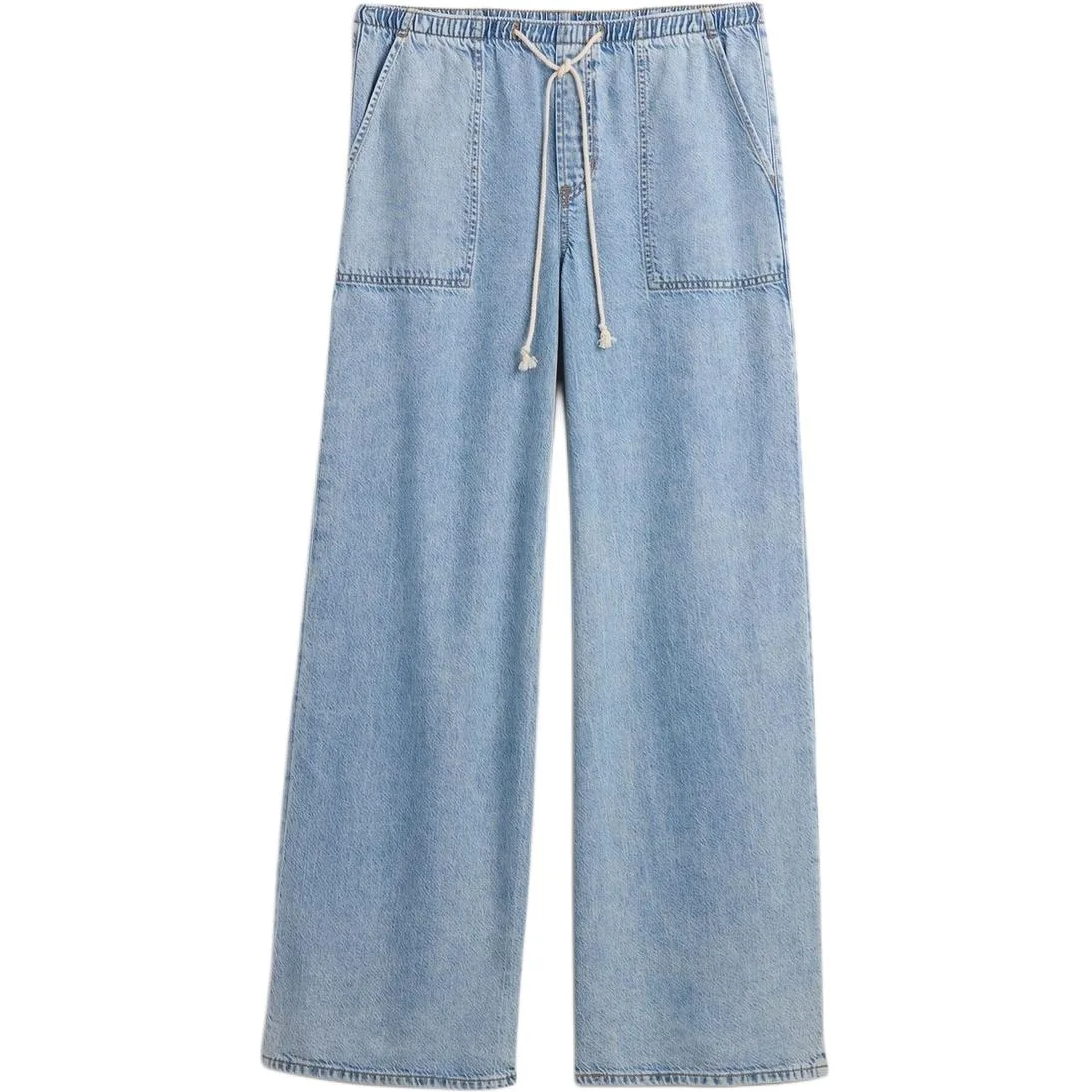 Джинсы Women's Light Washed Moderate Wide Leg GAP, светло-washed