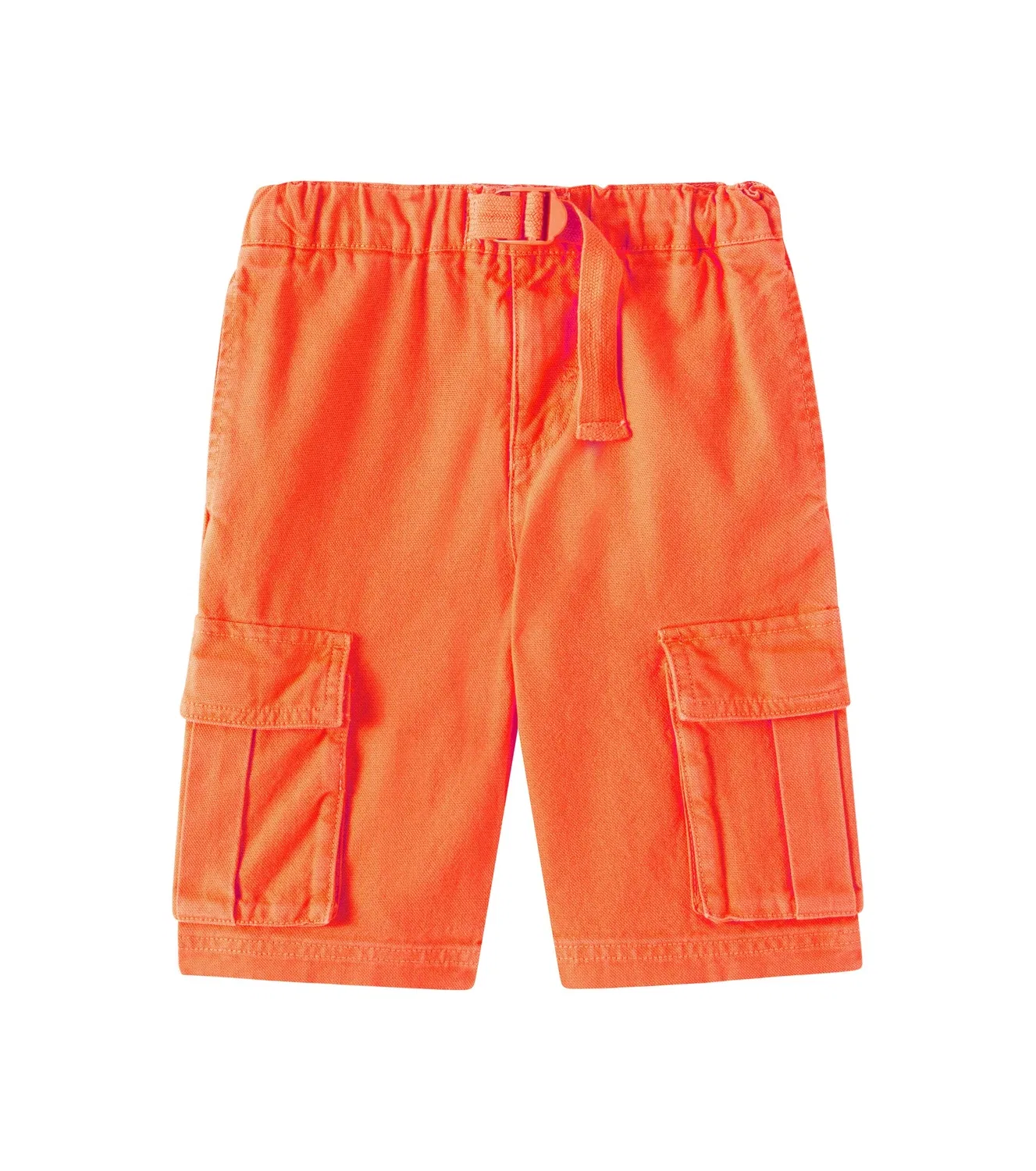 Шорты-карго хлопковые Stella Mccartney Kids, оранжевый