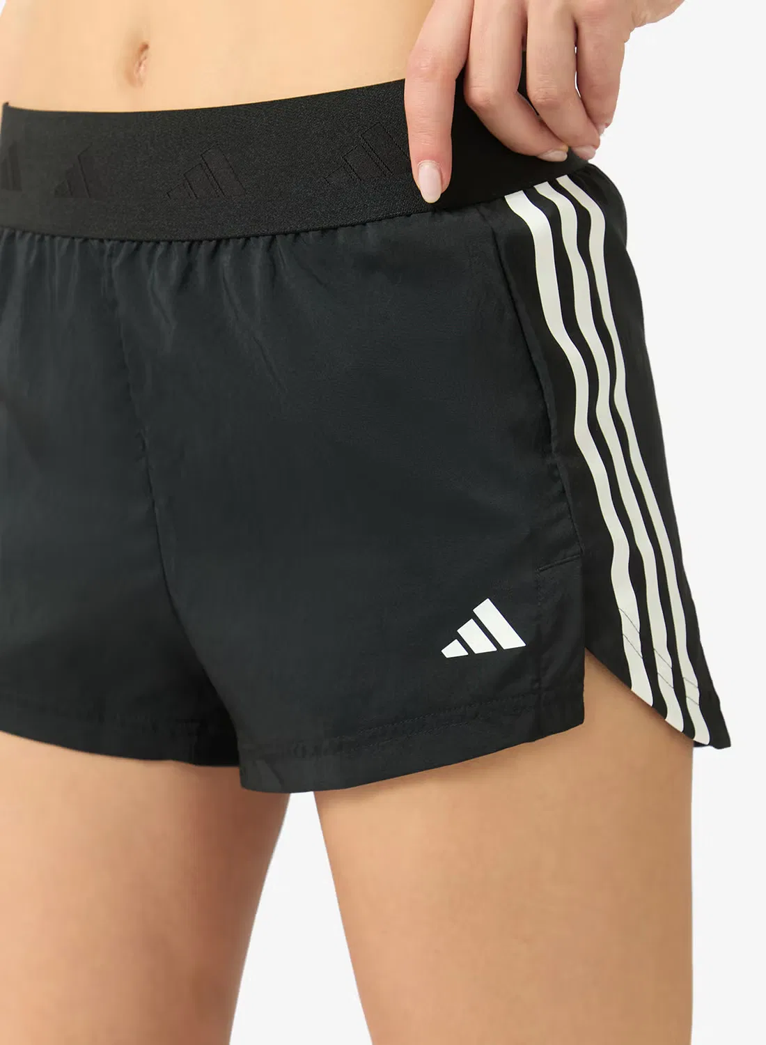 Шорты спортивные с логотипом Hyperglam Adidas, черный — фото 4