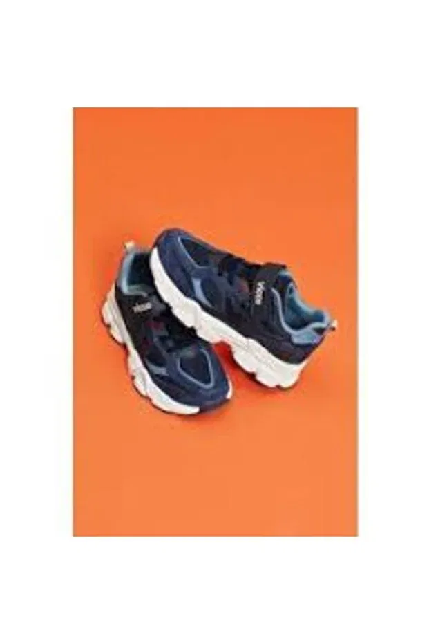 Детские спортивные туфли для девочек с ортопедической подошвой Vicco, Navy Blue — фото 4
