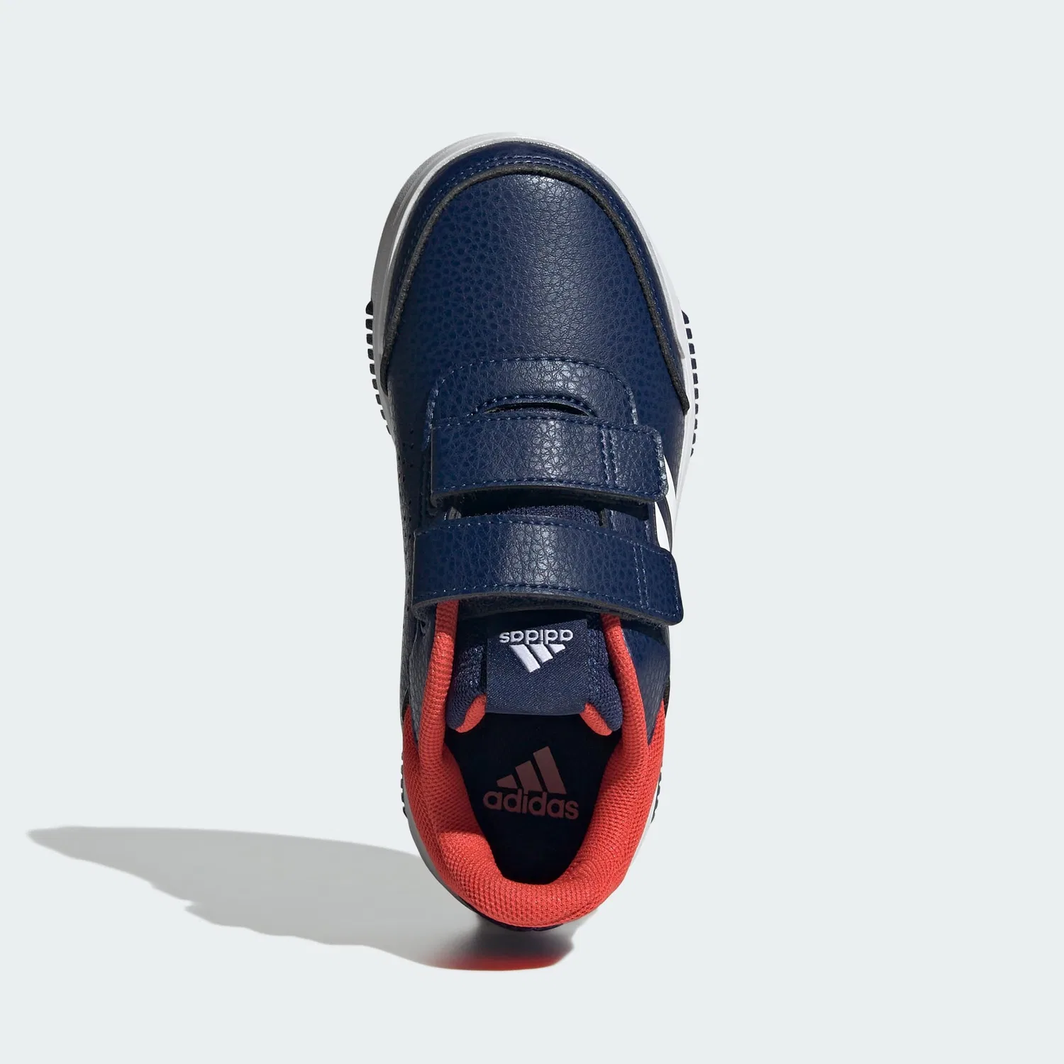 Детские кроссовки для мальчиков с принтом Tensaur Hook and Loop Adidas, Dark Blue Ftwr White Bright Red — фото 4