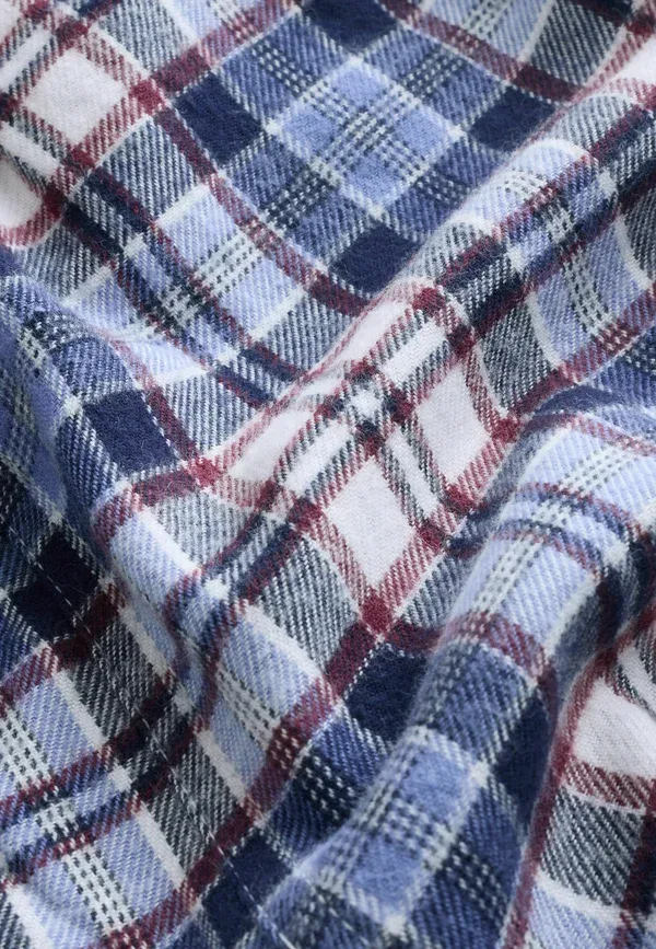 Комплект из футболки и брюк в клетку Regular fit Superdry & Co, серый — фото 4