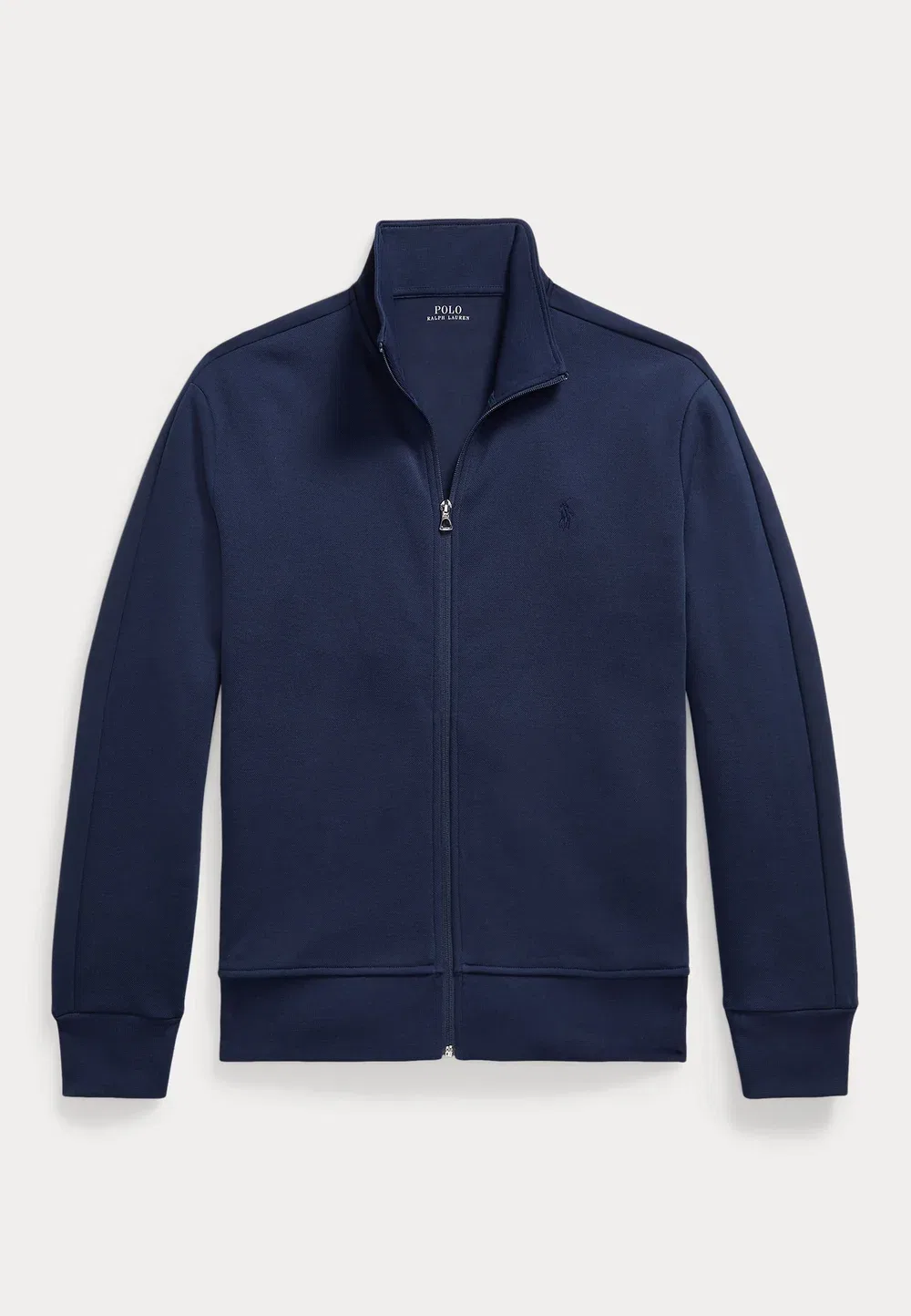 Спортивная куртка из двойной вязки - толстовка на молнии Polo Ralph Lauren, Newport Navy — фото 4