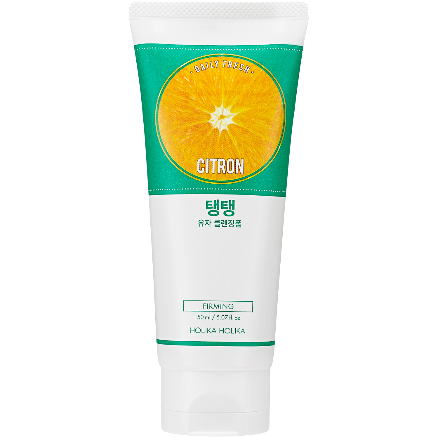 Holika Holika Daily Fresh Citron очищающая пенка для лица с экстрактом лимона, 150 мл - фото