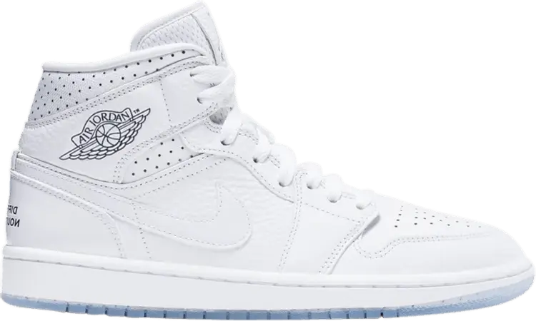 Кроссовки Wmns Air Jordan 1 Mid Unité Totale, белый