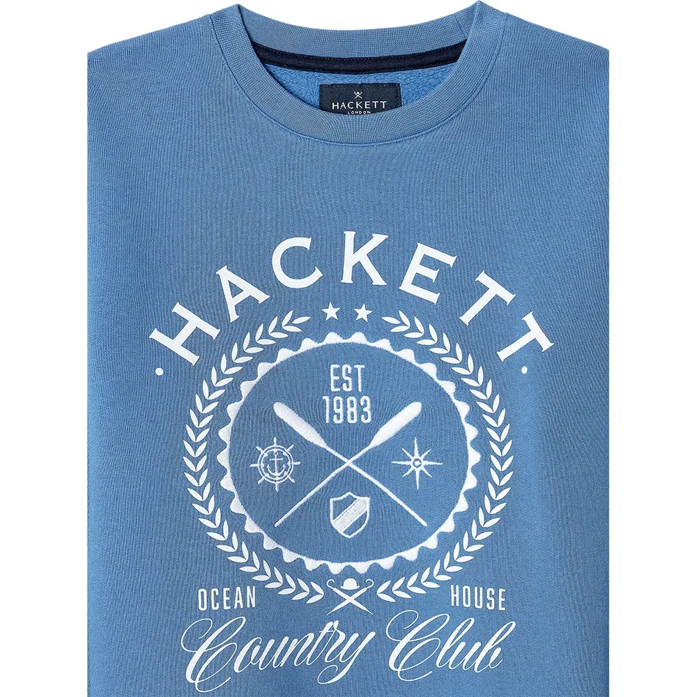 Детский свитшот с длинным рукавом Hackett HK5800052, Blue — фото 3