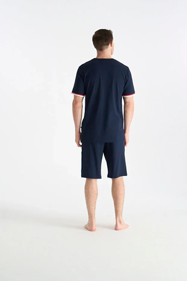Мужской комплект с коротким рукавом U.S. Polo Assn., Navy Blue — фото 3