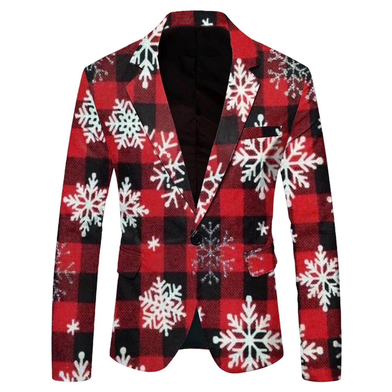 Женское пальто с 3D-принтом Christmas Casual Coat Hood, Rosso