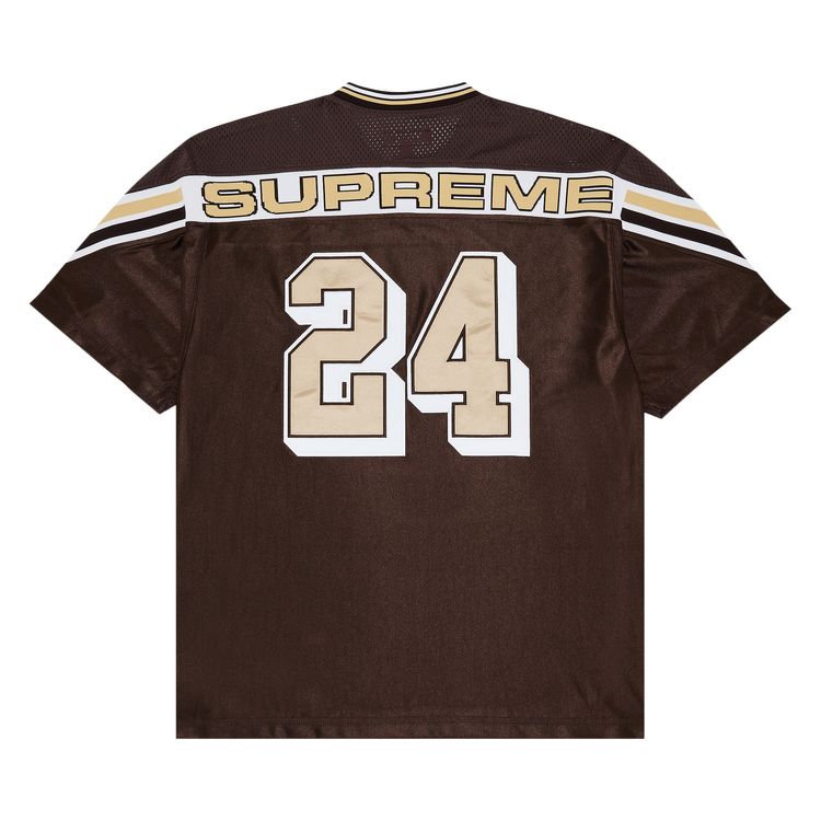 Джерси Supreme Jacquard Rib Football Jersey Brown, коричневый — фото 2