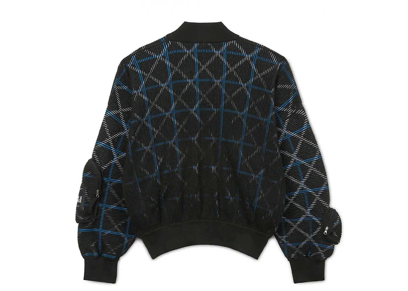Мужская куртка-бомбер с принтом Nike x Undercover SR MA-1 Bomber Jacket Black Nike, Black — фото 2