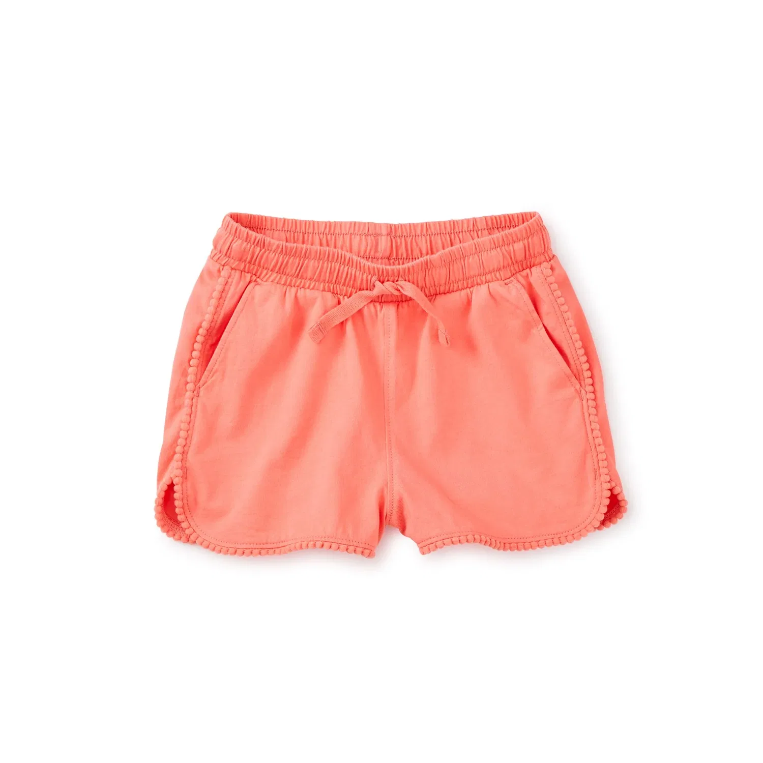 Детские шорты для девочек с помпонами Pom-pom Gym Shorts Tea Collection, Sunset Pink
