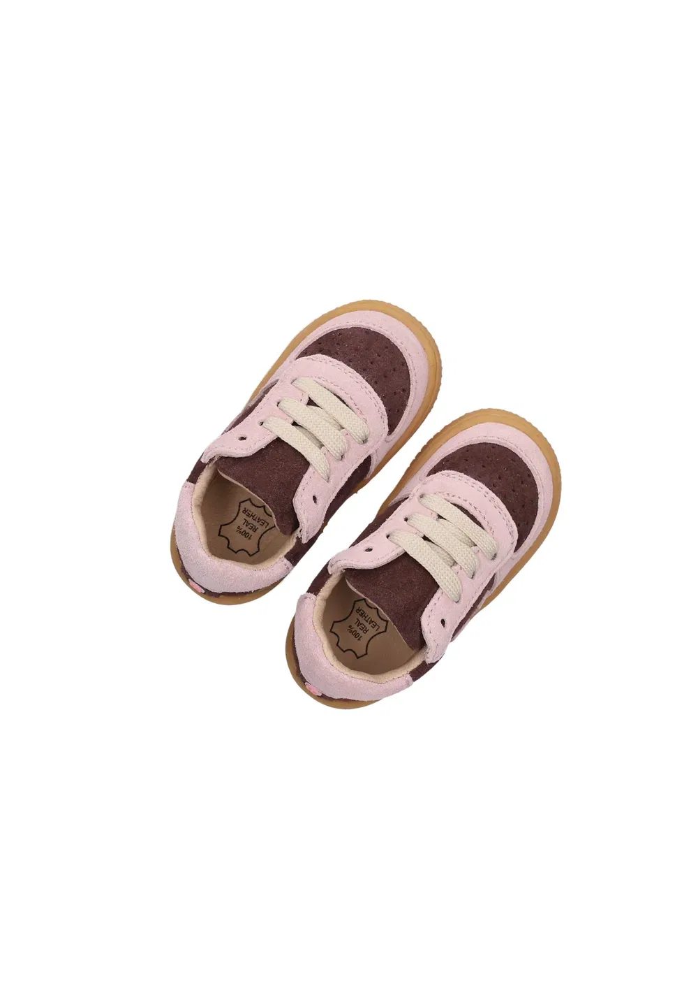 Кроссовки Meisjes lage bn26w002. - детская обувь Shoesme, Pink Brown — фото 3