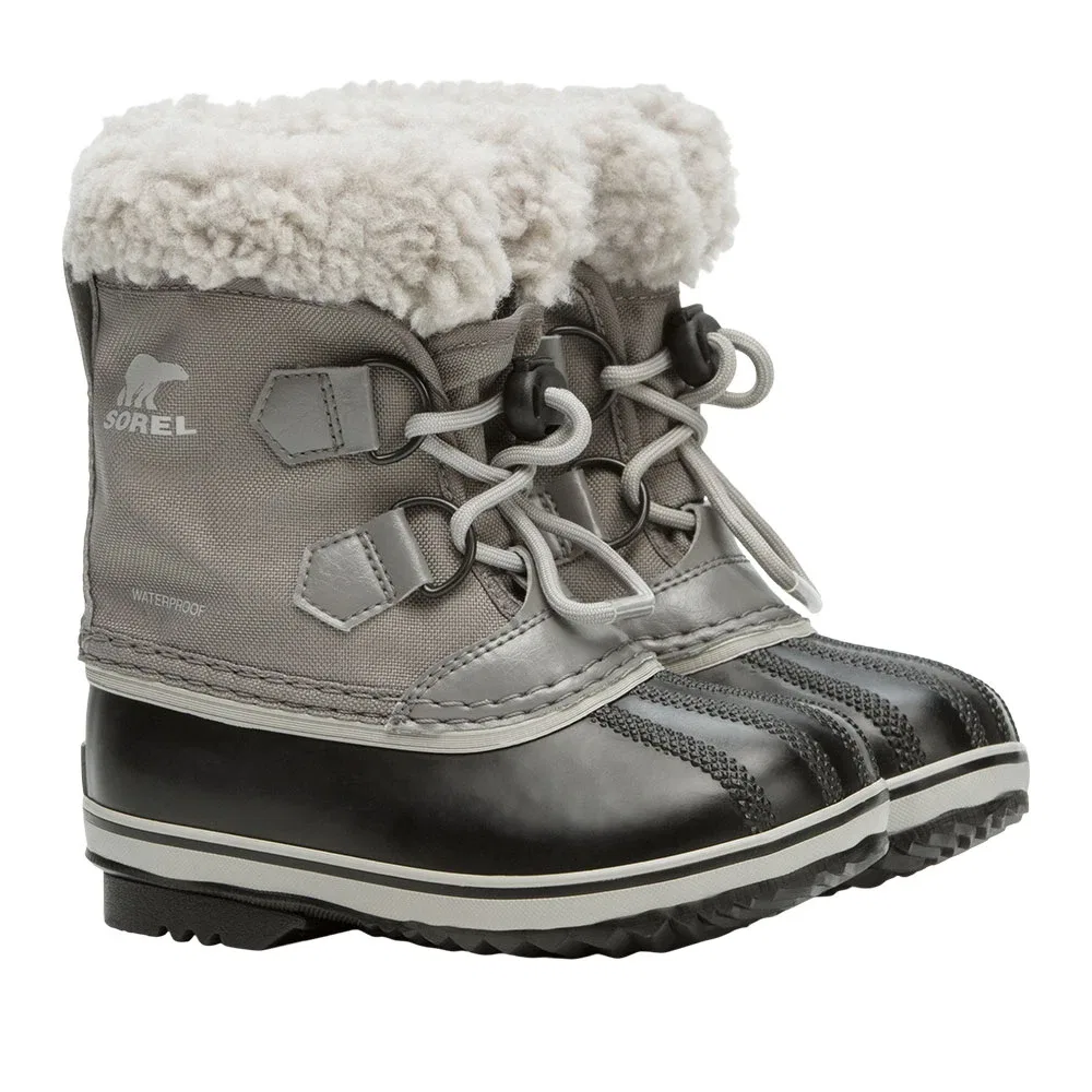 Зимние ботинки на шнуровке Yoot Pac нейлоновые Sorel, Quarry/Sail Red